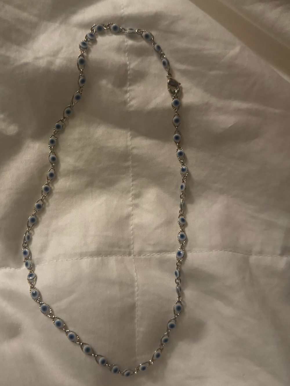 Blue Evil Eye Chain Necklace - Women Jewelry